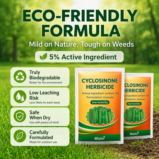 Cyclosinone Herbicide – Outdoor Weed & Unwanted Growth Control Granules