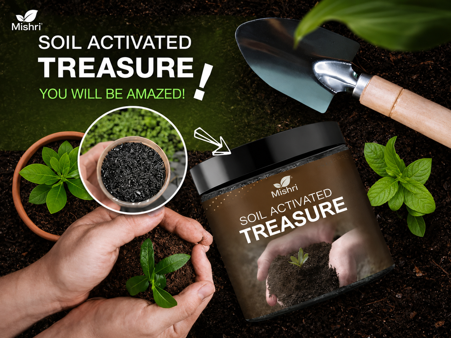 Mishri Soil Activated Treasure – Soil Activator for Healthy Plant Growth