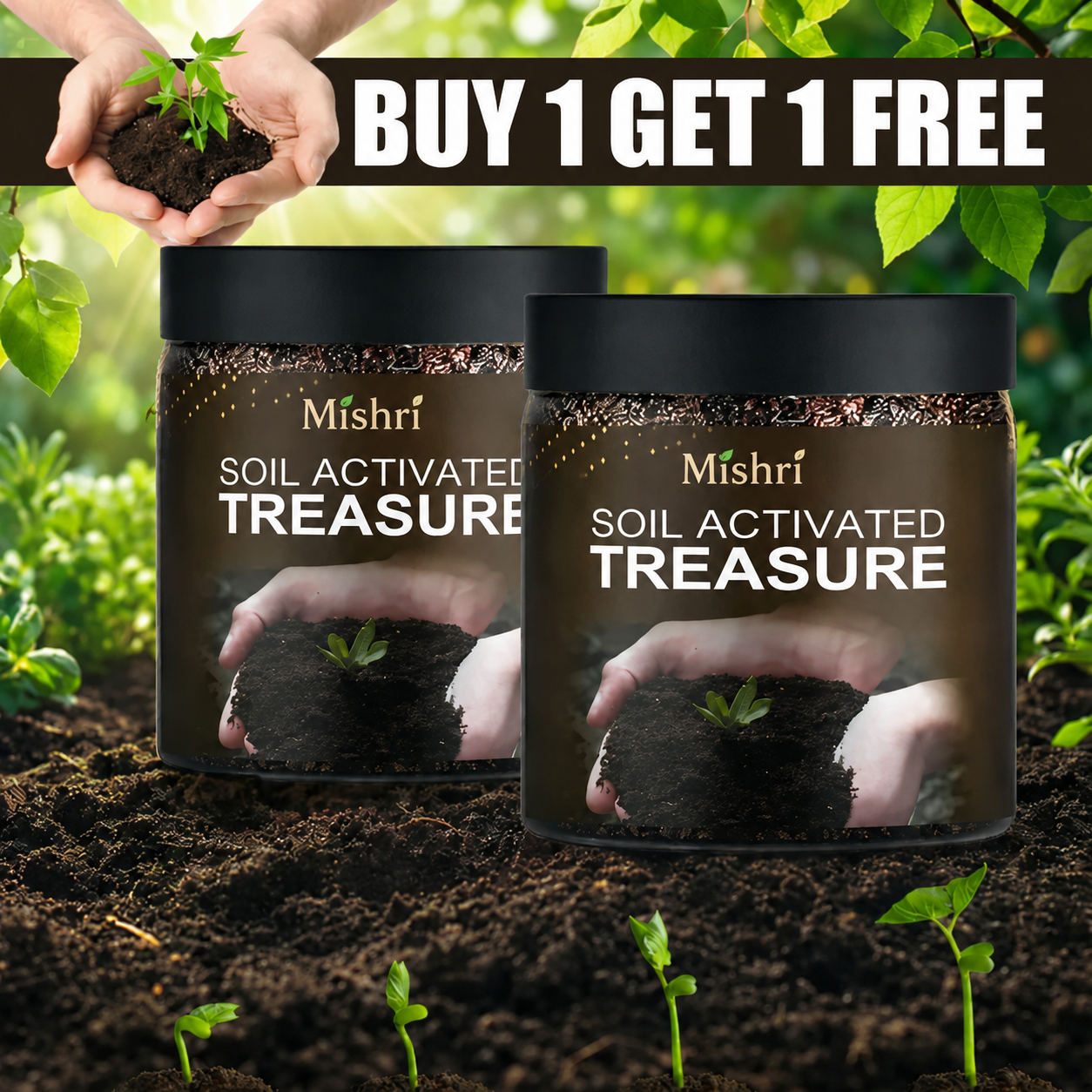Mishri Soil Activated Treasure – Soil Activator for Healthy Plant Growth